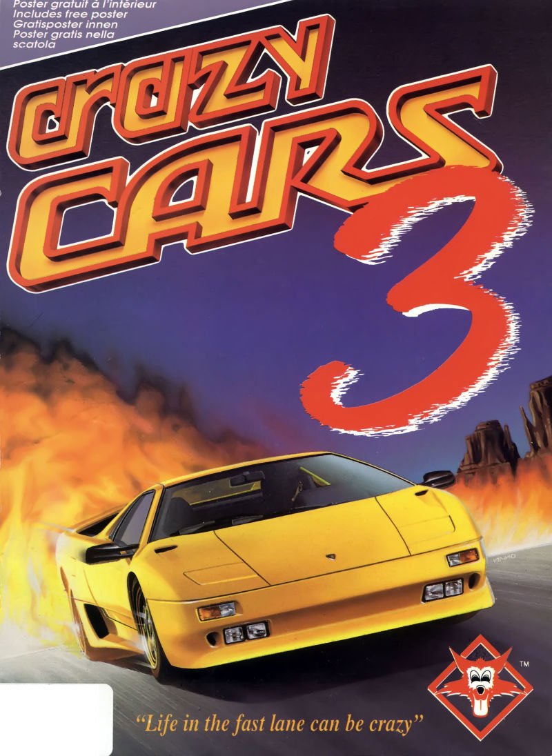 Caratula de Crazy Cars 3 para Atari ST