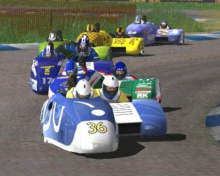 Pantallazo de Crescent Suzuki Racing: Superbikes & Super Sidecars para PlayStation 2