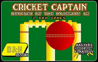 Pantallazo de Cricket Captain para Amiga