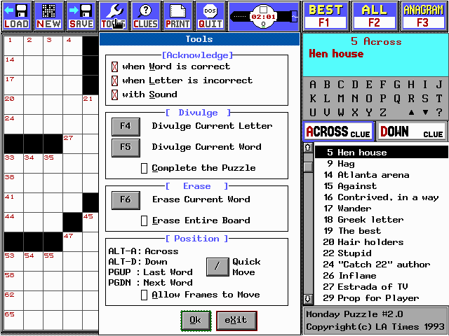 Pantallazo de CrossWorld: LA Times Edition para PC