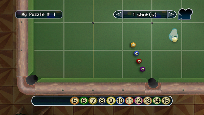 Pantallazo de Cue Sports: Snooker Vs Billiards para Wii