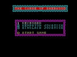 Pantallazo de Curse of Sherwood, The para Spectrum