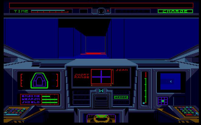 Pantallazo de Cyberdrome: Hoverjet Simulator para Atari ST