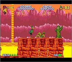 Pantallazo de Daffy Duck: The Marvin Missions para Super Nintendo