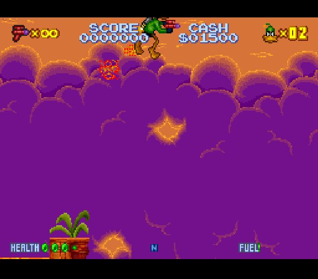 Pantallazo de Daffy Duck: The Marvin Missions para Super Nintendo