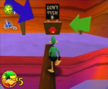 Pantallazo de Daffy Duck Starring As Duck Dodgers para Nintendo 64