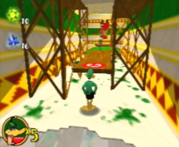 Pantallazo de Daffy Duck Starring As Duck Dodgers para Nintendo 64