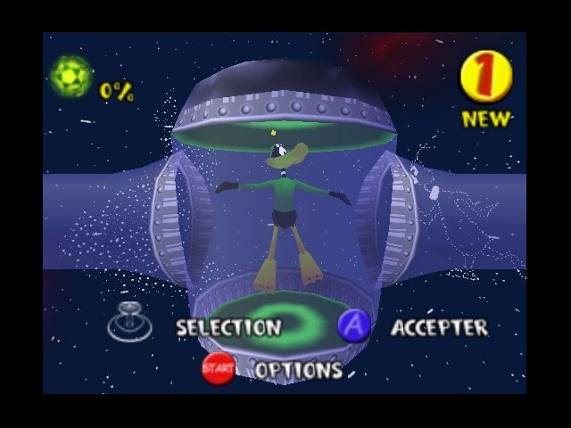 Pantallazo de Daffy Duck Starring As Duck Dodgers para Nintendo 64