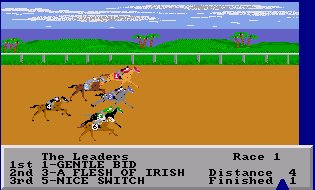 Pantallazo de Daily Double Horse Racing para Amiga