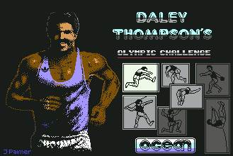 Pantallazo de Daley Thompson's Olympic Challenge para Commodore 64