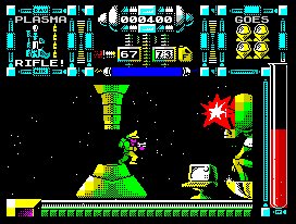Pantallazo de Dan Dare 3: The Escape para Spectrum