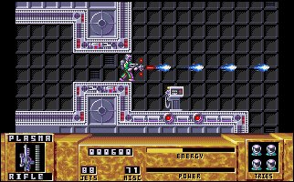 Pantallazo de Dan Dare III: The Escape para Amiga