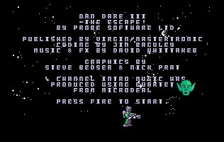 Pantallazo de Dan Dare III: The Escape para Atari ST