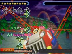 Pantallazo de Dance Dance Revolution: Mario Mix para GameCube