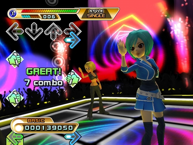 Pantallazo de Dance Dance Revolution : Hottest Party 2 para Wii
