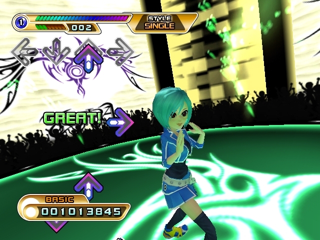 Pantallazo de Dance Dance Revolution : Hottest Party 2 para Wii