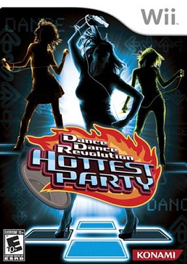 Caratula de Dance Dance Revolution Hottest Party para Wii