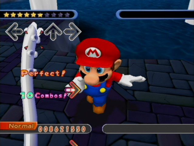 Pantallazo de Dance Dance Revolution with Mario (Japonés) para GameCube