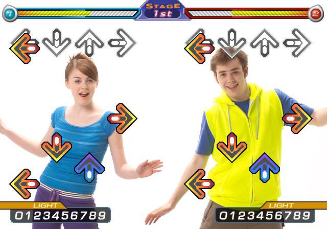 Pantallazo de Dancing Stage Fusion para PlayStation 2