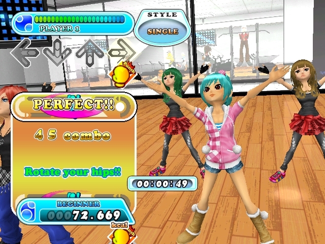 Pantallazo de Dancing Stage Hottest Party 3 para Wii
