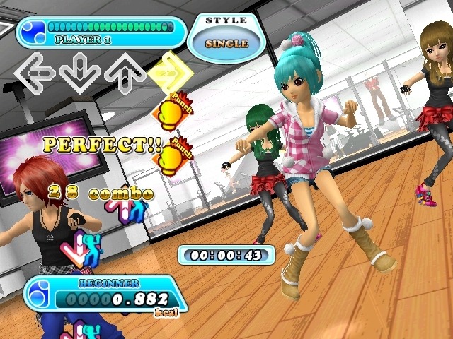 Pantallazo de Dancing Stage Hottest Party 3 para Wii