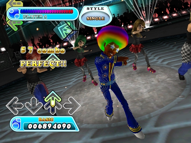 Pantallazo de Dancing Stage Hottest Party 3 para Wii