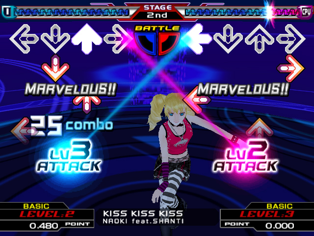 Pantallazo de Dancing Stage SuperNova 2 para PlayStation 2