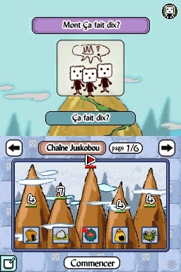 Pantallazo de De diez en diez: Una aventura matemática para Nintendo DS