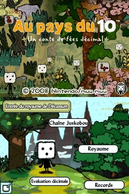 Pantallazo de De diez en diez: Una aventura matemática para Nintendo DS