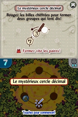 Pantallazo de De diez en diez: Una aventura matemática para Nintendo DS