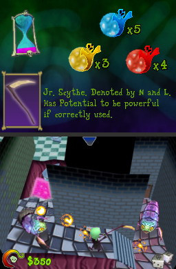 Pantallazo de Death Jr. and the Science Fair of Doom para Nintendo DS