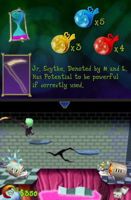 Pantallazo de Death Jr. and the Science Fair of Doom para Nintendo DS