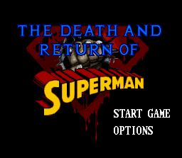Pantallazo de Death and Return of Superman, The (Europa) para Super Nintendo