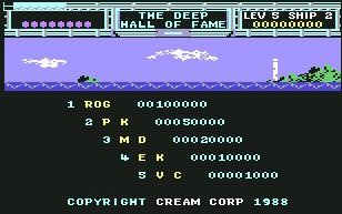 Pantallazo de Deep, The para Commodore 64