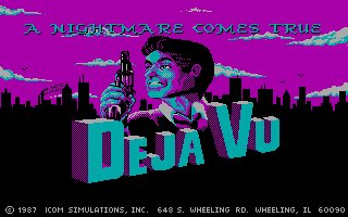 Pantallazo de Deja Vu: A Nightmare Comes True (Dos) para PC