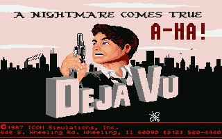 Pantallazo de Deja Vu: A Nightmare Comes True para Atari ST