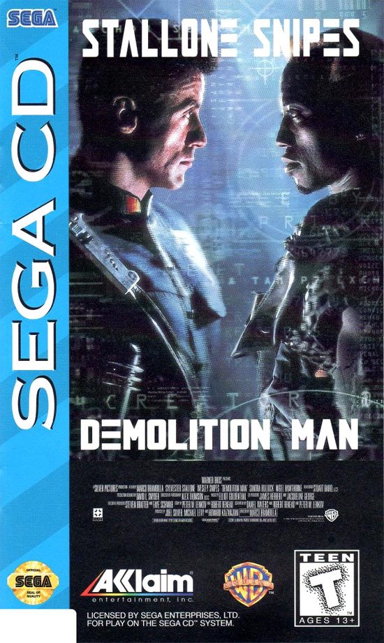 Caratula de Demolition Man para Sega CD