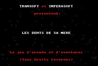 Pantallazo de Dents De Sa Mere, Les para Amstrad CPC