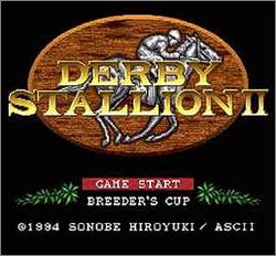 Pantallazo de Derby Stallion 2 (Japonés) para Super Nintendo