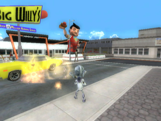 Pantallazo de Destroy All Humans! Big Willy Unleashed para Wii