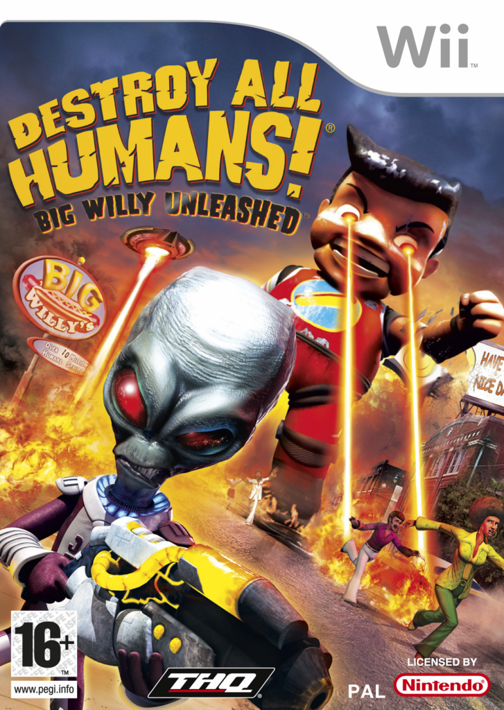 Caratula de Destroy All Humans! Big Willy Unleashed para Wii