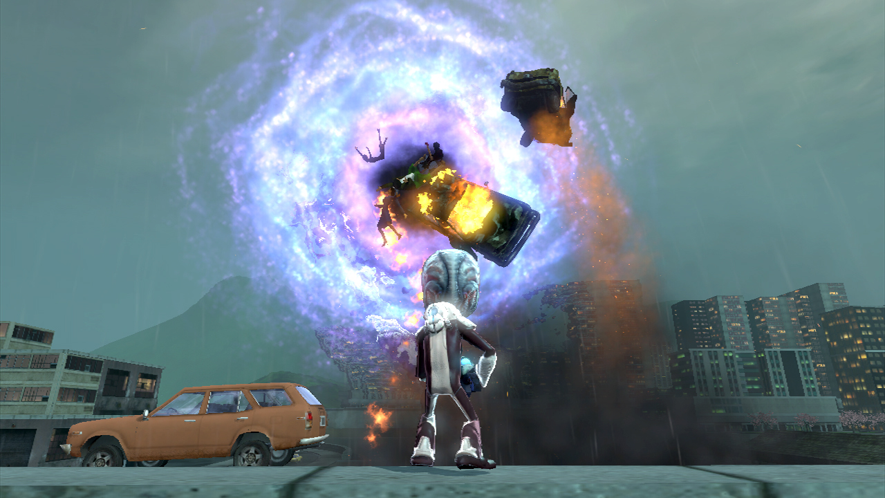 Pantallazo de Destroy All Humans! El Camino del Recto Furon para Xbox 360