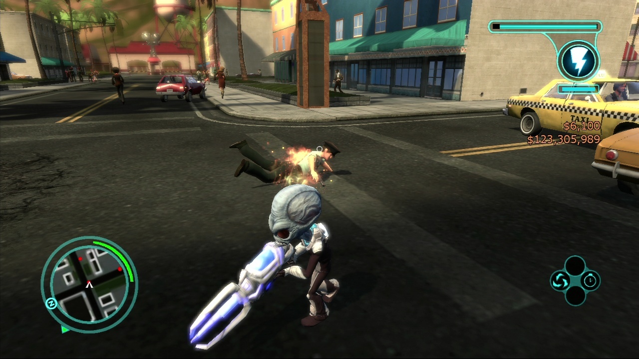 Pantallazo de Destroy All Humans! El Camino del Recto Furon para Xbox 360