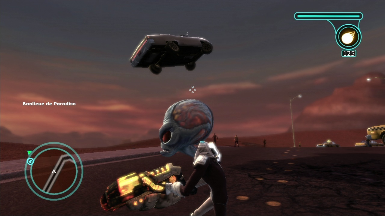 Pantallazo de Destroy All Humans! El Camino del Recto Furon para Xbox 360