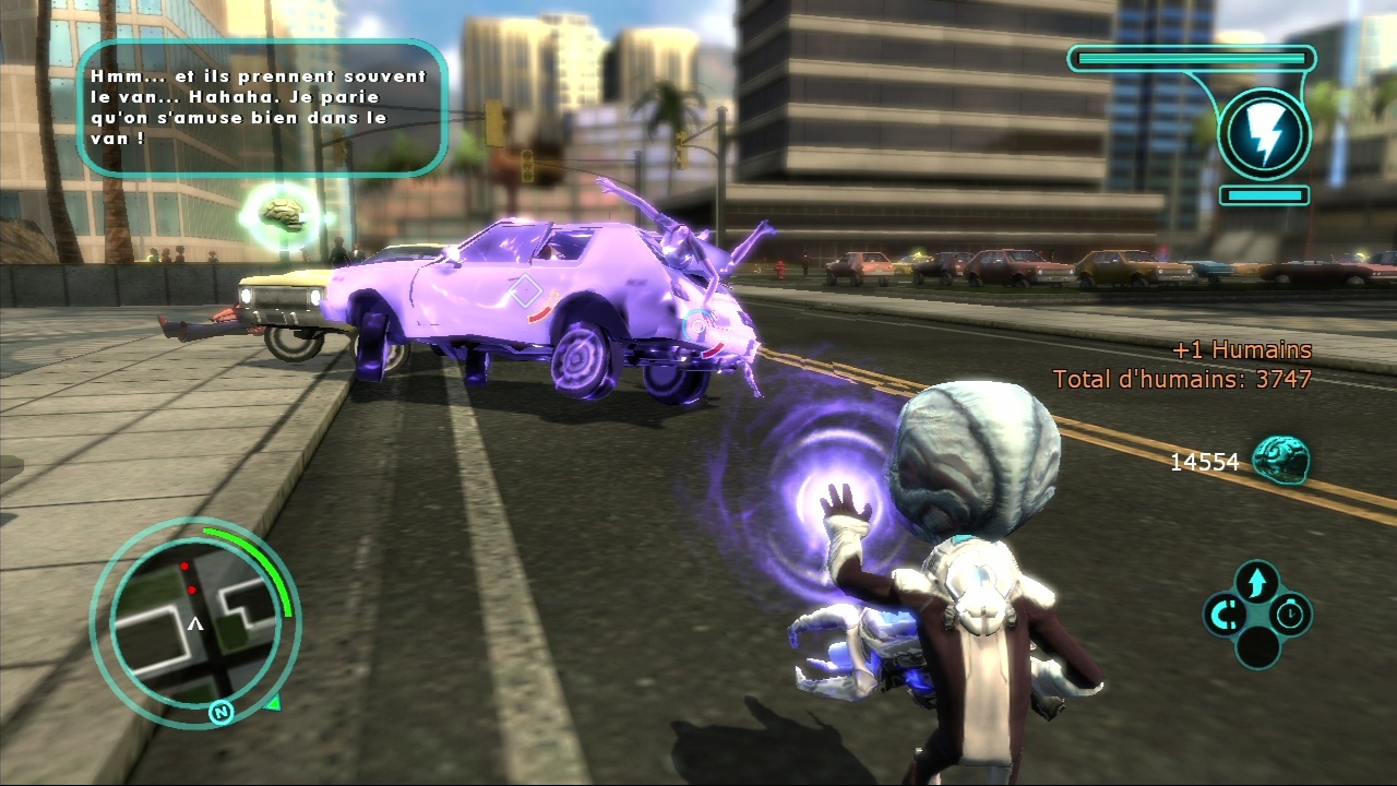 Pantallazo de Destroy All Humans! El Camino del Recto Furon para Xbox 360