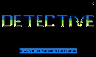 Pantallazo de Detective 1: Affaire Rostov para Amstrad CPC
