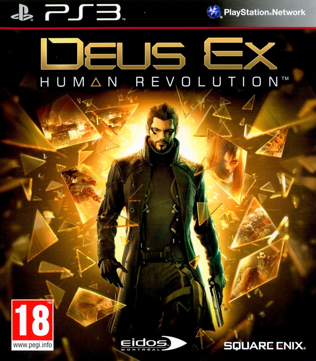 Caratula de Deus Ex: Human Revolution para PlayStation 3