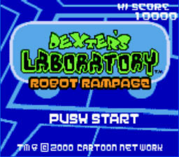 Pantallazo de Dexter's Laboratory - Robot Rampage para Game Boy Color