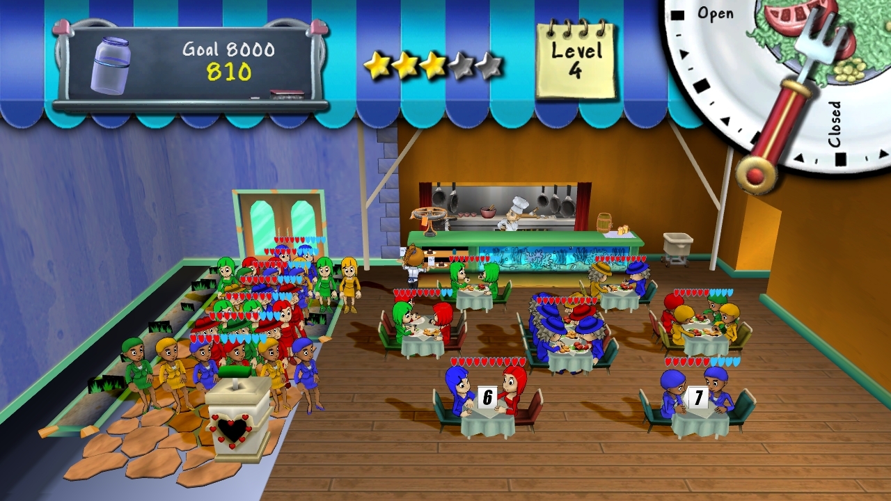 Pantallazo de Diner Dash (Xbox Live Arcade) para Xbox 360