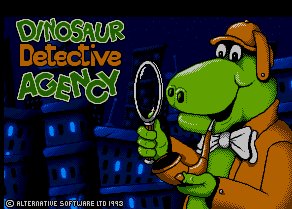 Pantallazo de Dinosaur Detective Agency para Amiga